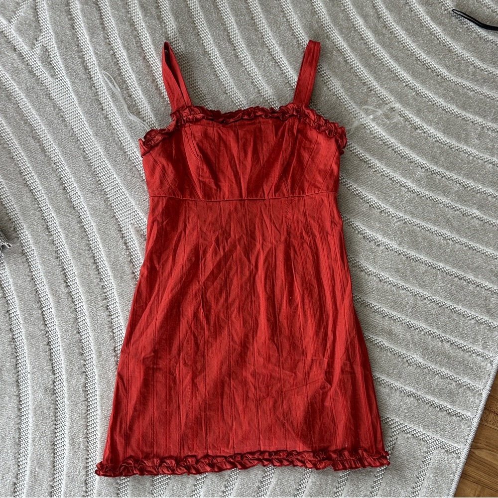 Pacsun Square Neck Dress with Trim